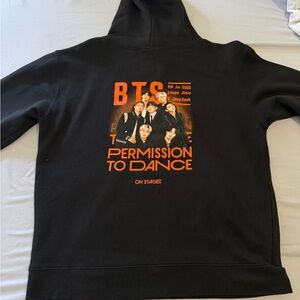 BTS "Permission to Dance" Black Hoodie